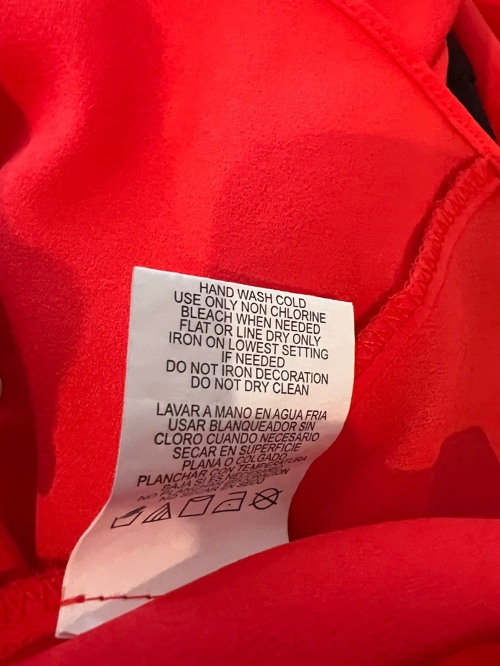 Gibson Latimer Red Ruffle Blouse - Picture 8 of 8